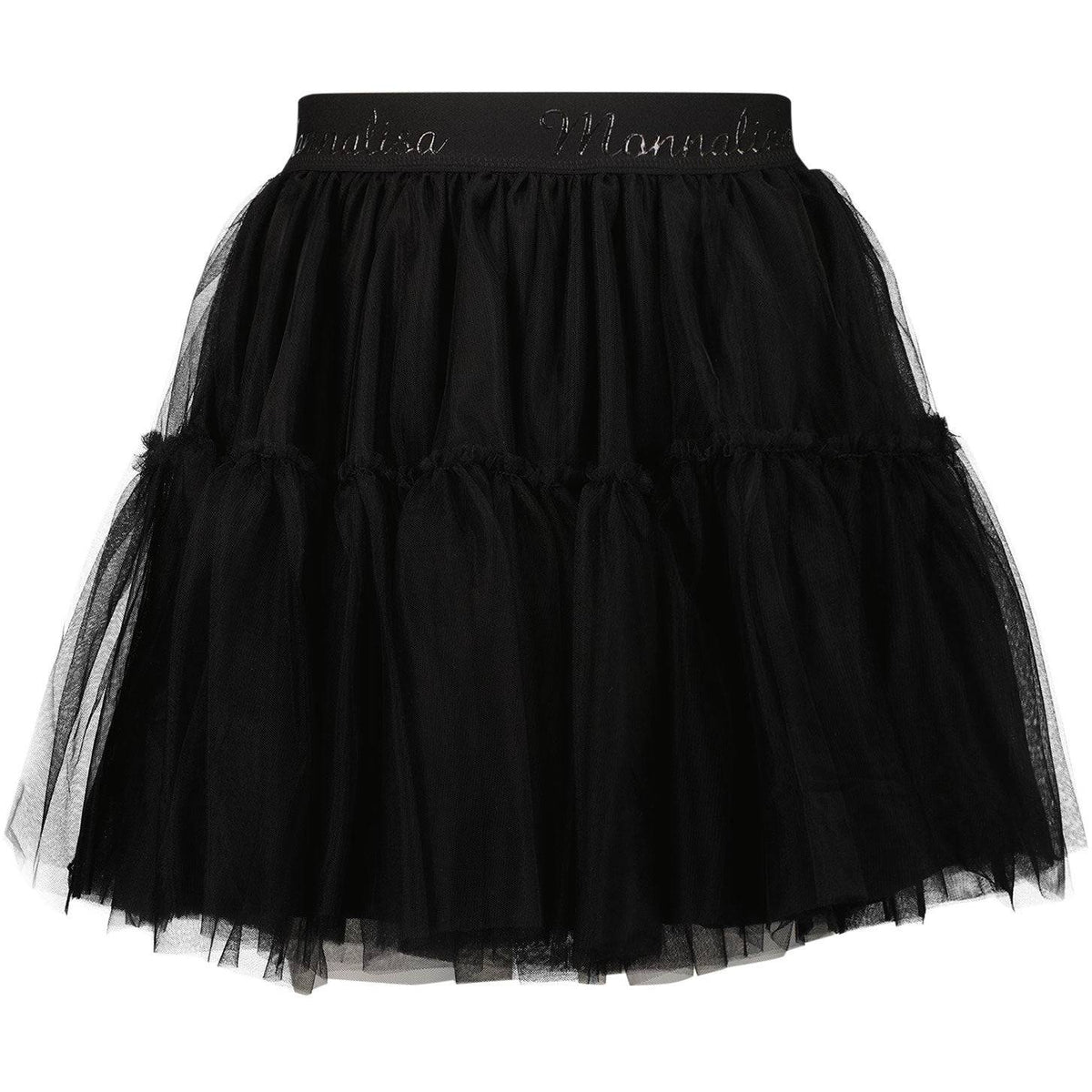 Layered Tulle Skirt - Black