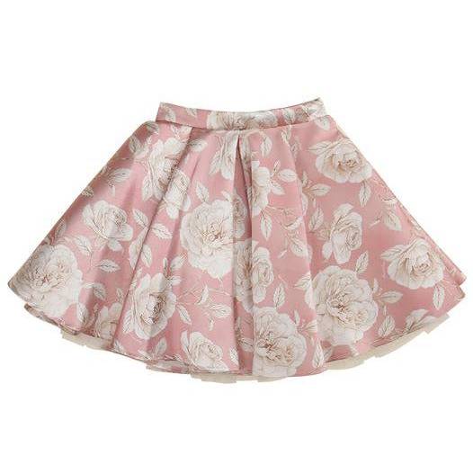 Rose Print Skirt