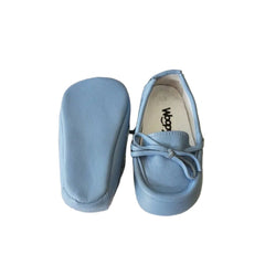 Bebe Baby Blue Leather Loafers