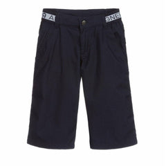 Teen Navy Logo Shorts