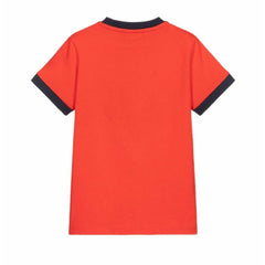 Red Cotton Logo T-Shirt