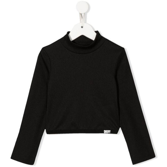 Mock Neck Cropped Top