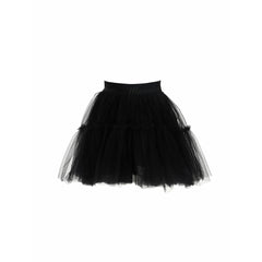 Monnalisa Black Tulle Skirt