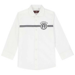 Button Up Shirt Logo Print Shirt