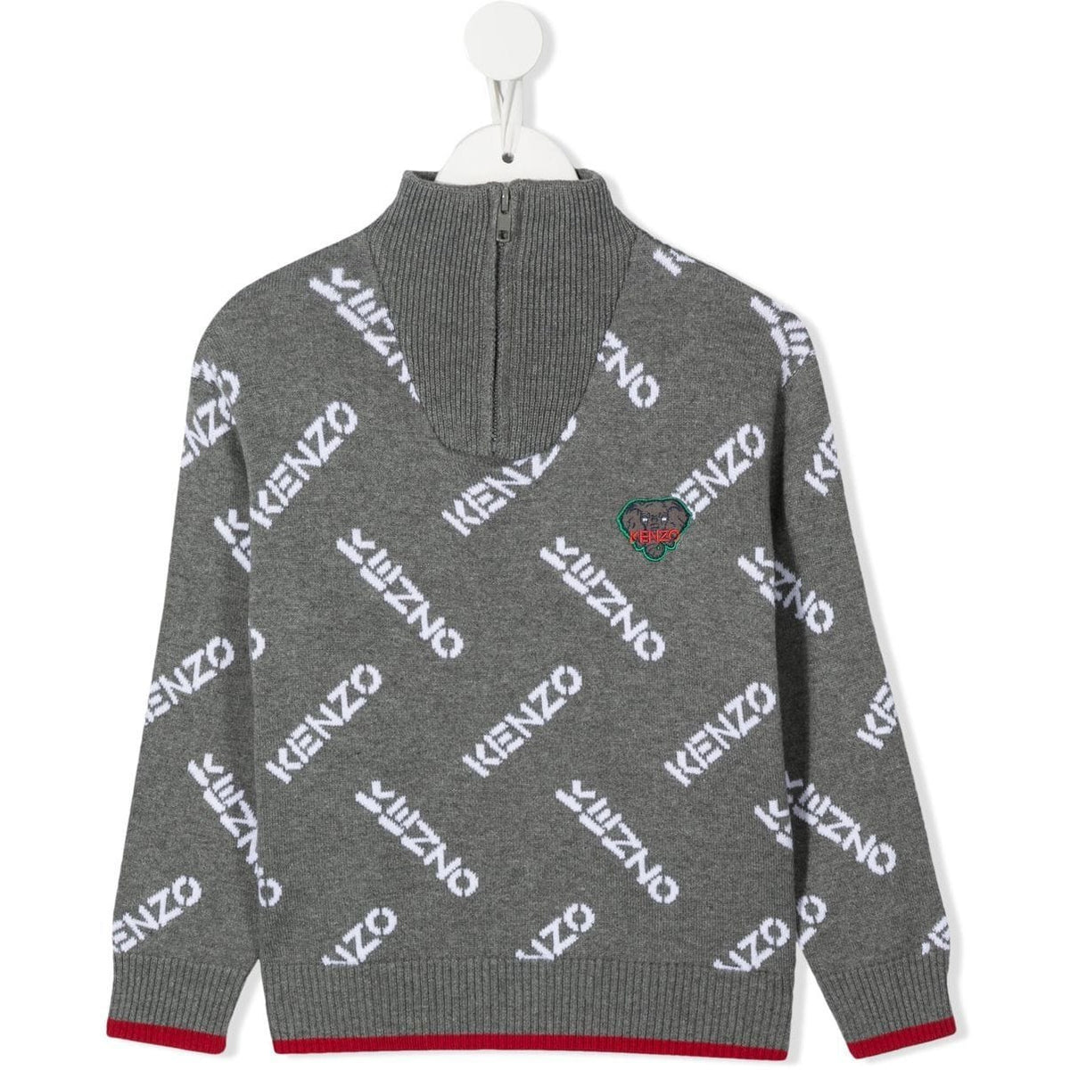 Logo Embroidered Knit