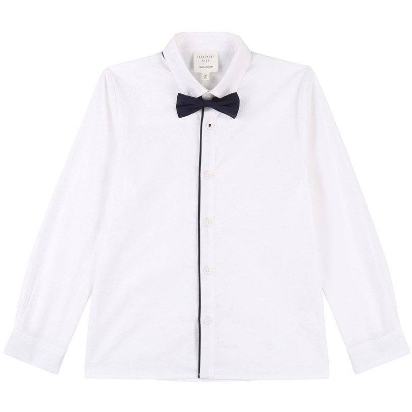 Boy Button Up Shirt And Bow Tie Set