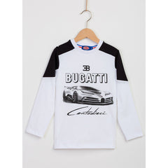 Logo Print Bugatti Shirt