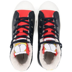 Cartoon Print High Top Sneakers