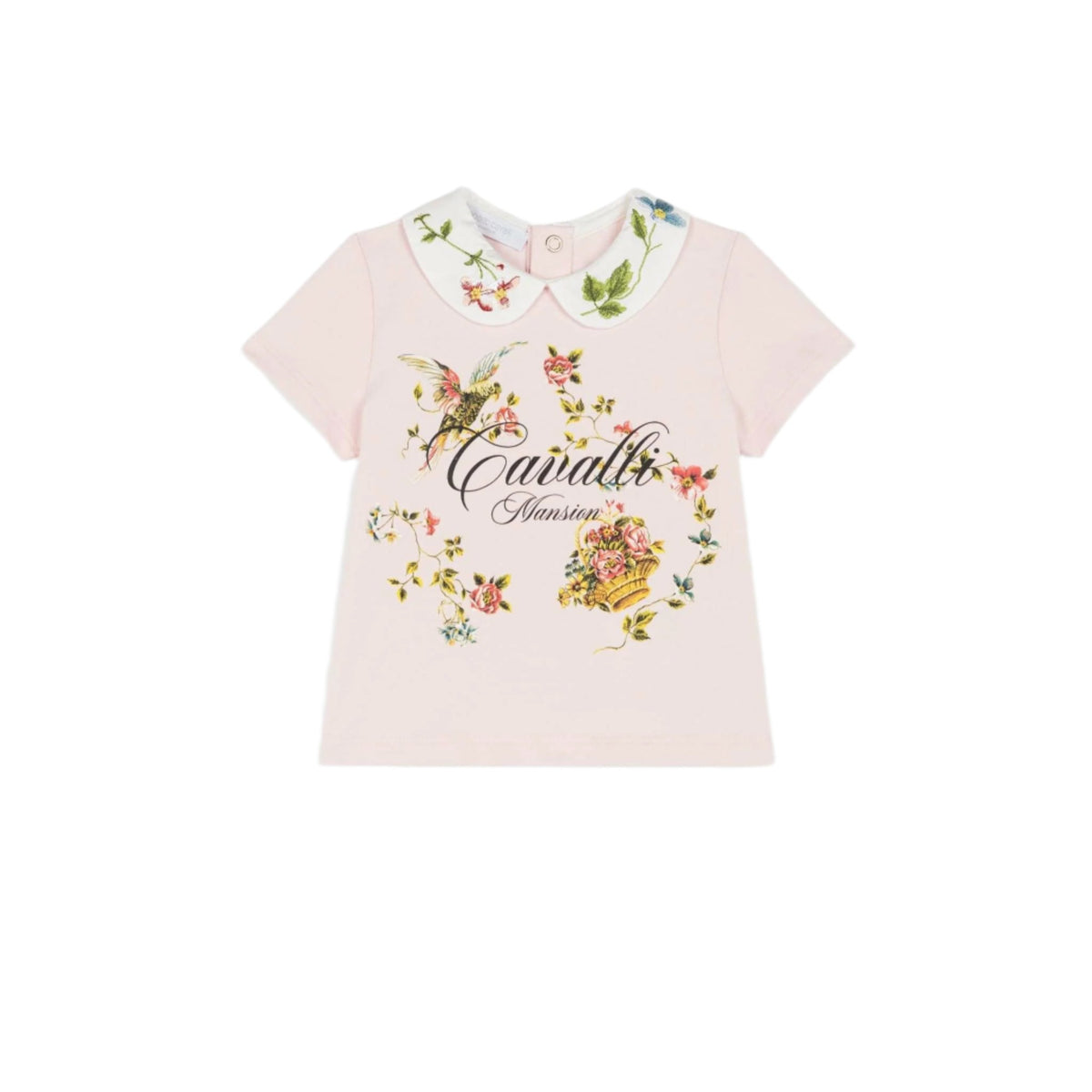 Peter Pan Collar Embroidered Top