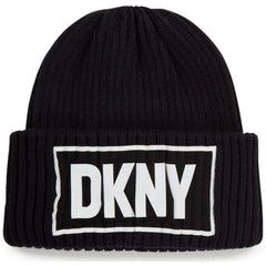 Ribbed Logo Beanie