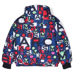 Logo Print Reversible Puffer Jacket