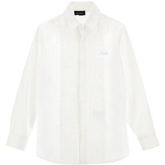 Poplin Shirt With Plastron