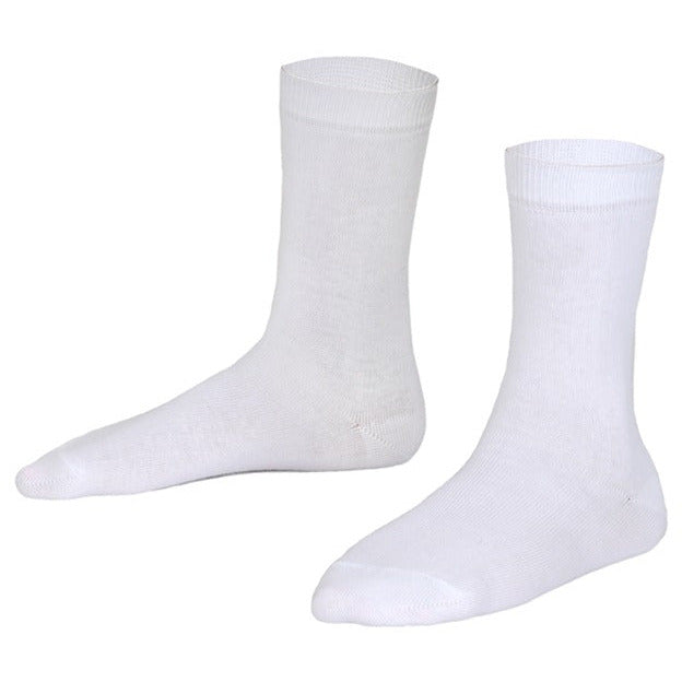 BASIC WHITE CREW SOCKS