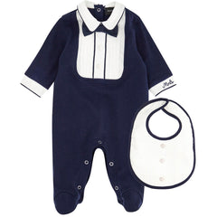 Cotton Tuxedo Overall With Bib