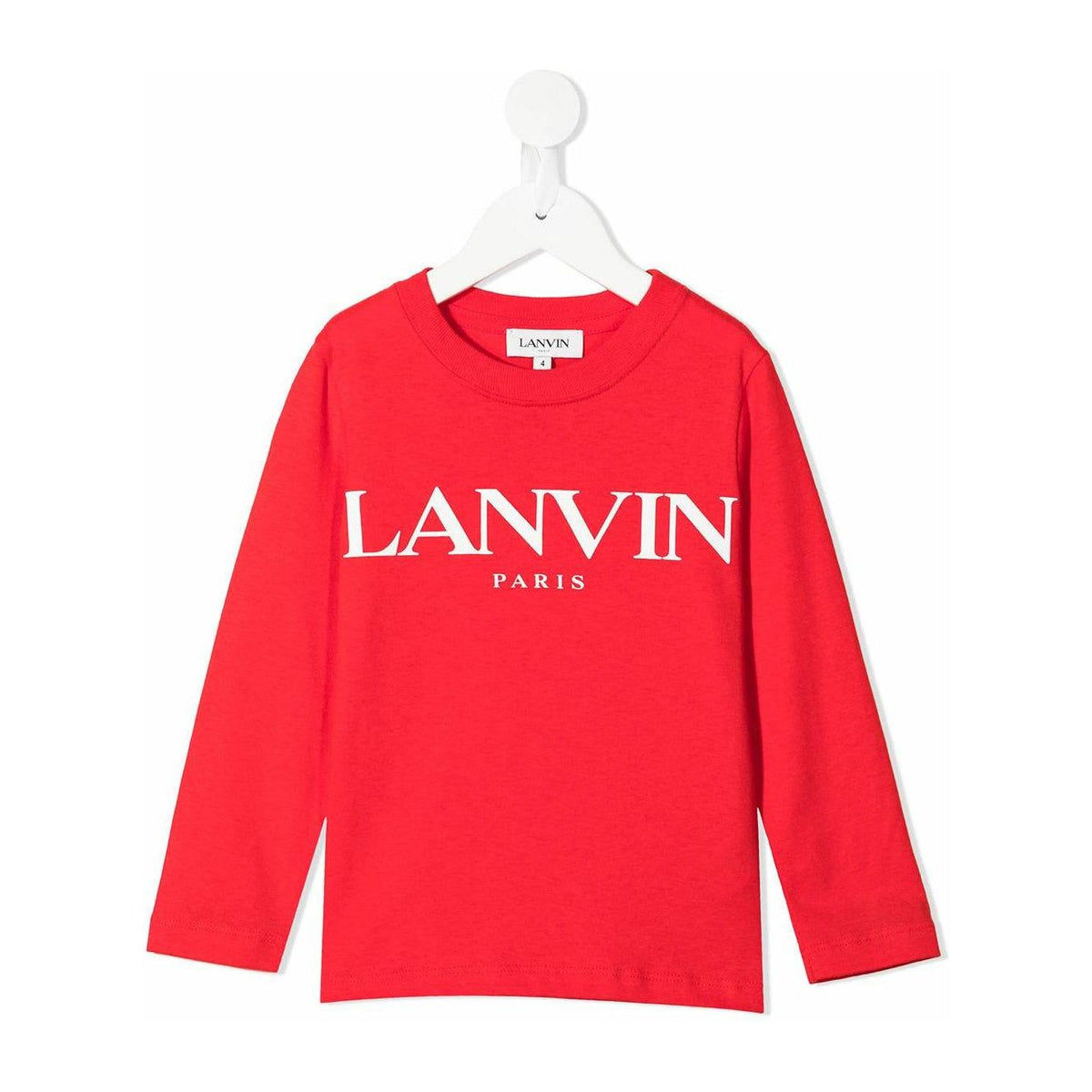 Logo Print Long Sleeve Top