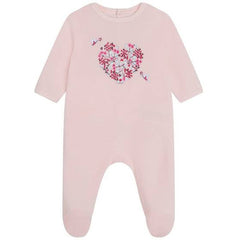 Floral Heart Cotton Overall