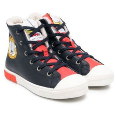 Cartoon Print High Top Sneakers