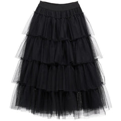 Tulle Skirt With Trim