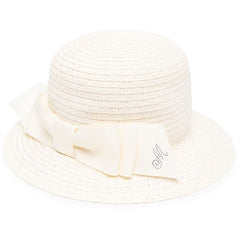 Raffia Hat With Ribbon