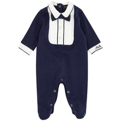 Cotton Tuxedo Overall With Bib