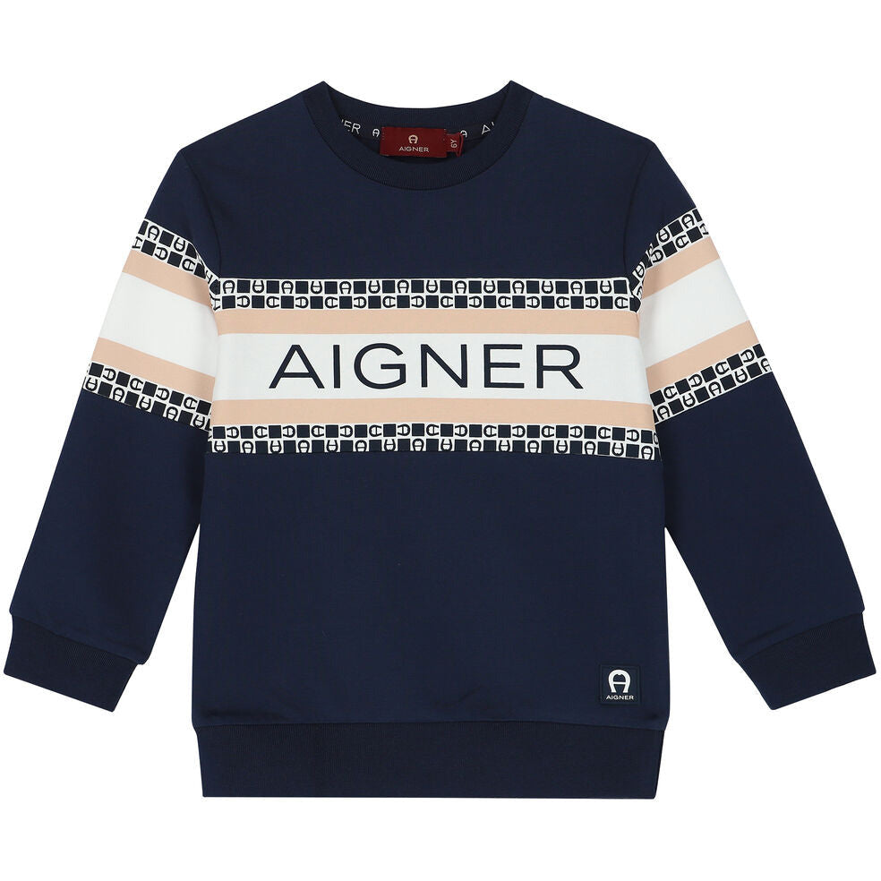 Logo Print Sweater